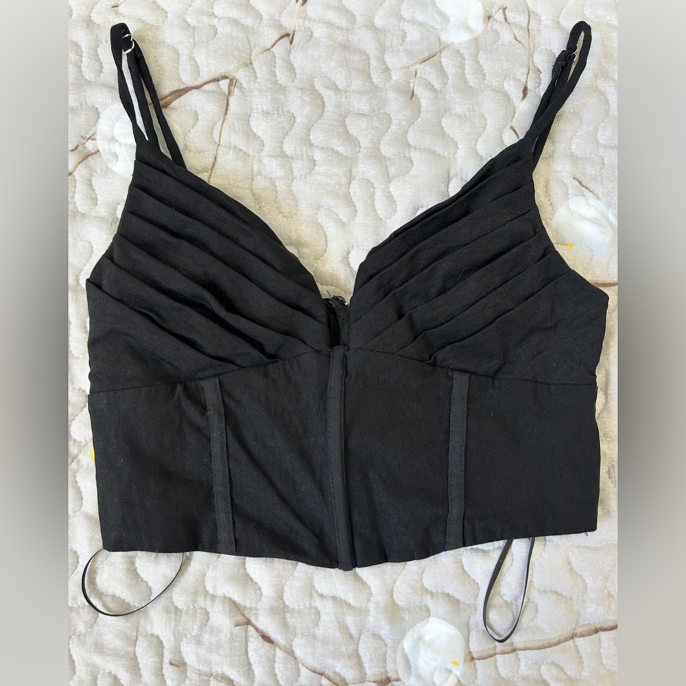 Marble corset top